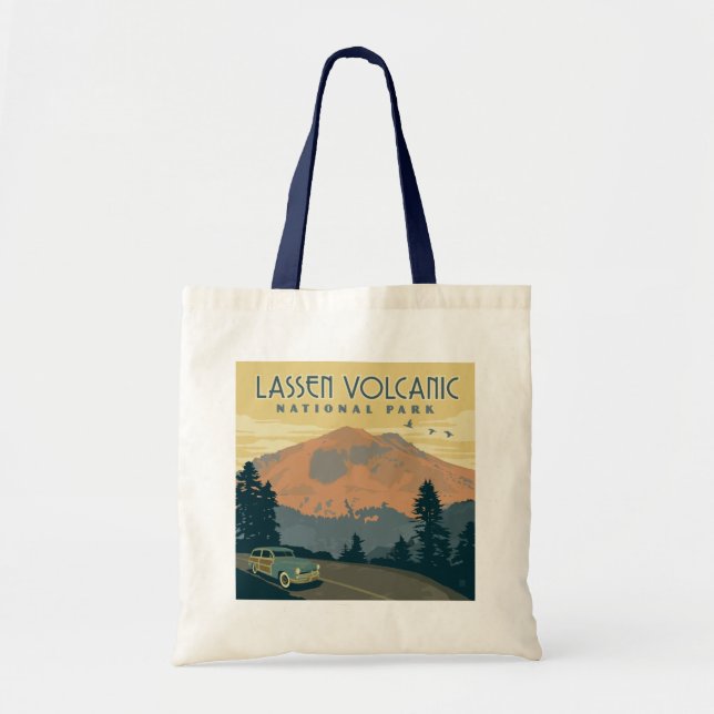 Lassen Volcanic National Park | Road Trip Tote Bag (Front)