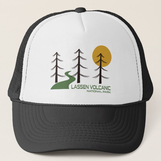 Lassen Volcanic National Park Trail Trucker Hat (Front)