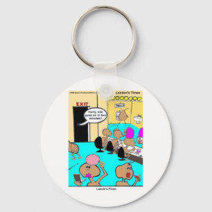 Lassie's Fleas Funny Cartoon Tees & Gifts Key Ring