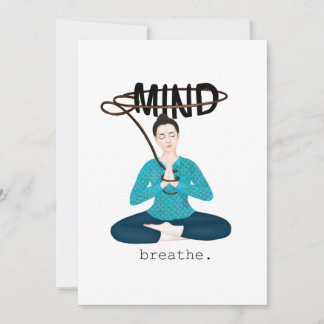 lasso your mind thank you card