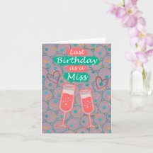 Last Birthday as a Miss - Circles Lavender