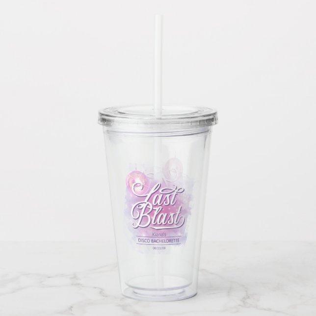 Last Blast Disco Bachelorette ID928 Acrylic Tumbler (Front)