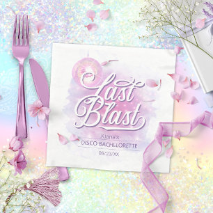 Last Blast Disco Bachelorette ID928 Napkin