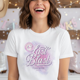 Last Blast Disco Bachelorette Team Bride ID928 T-Shirt