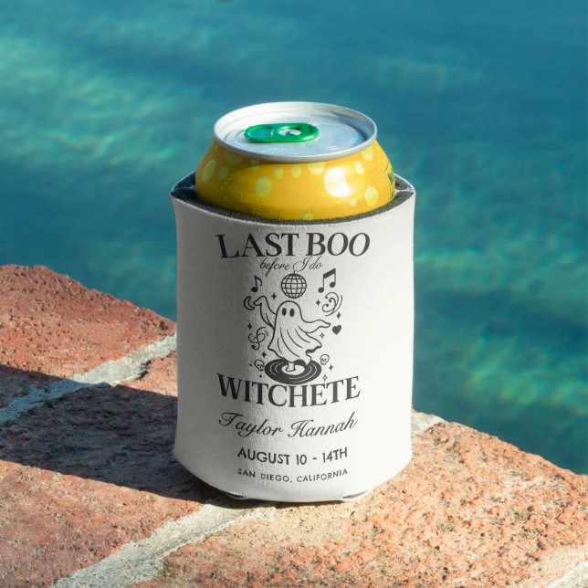 Last Boo Before I Do Bachelorette Halloween Party Can Cooler (In Situ Pool)