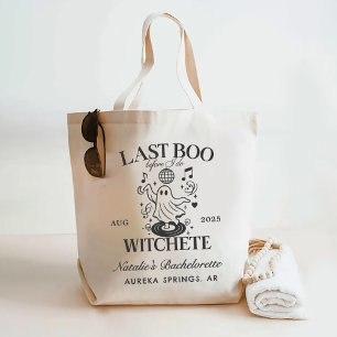 Last Boo Before I Do Bachelorette Halloween Party Tote Bag