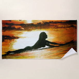 Last call beach towel