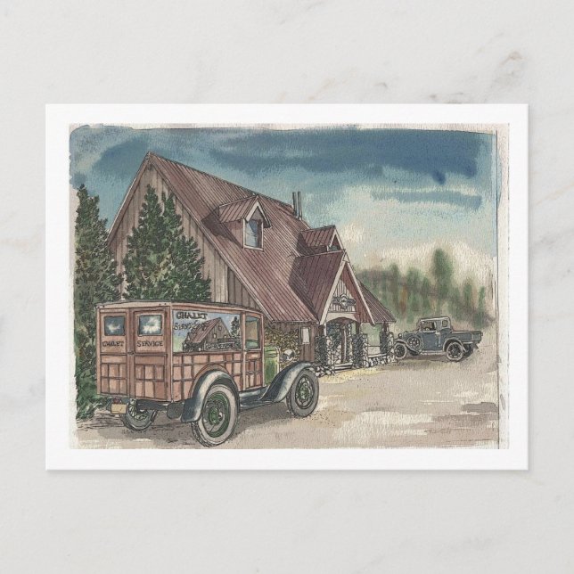 Last Chalet Delivery Postcard (Front)