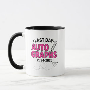 Last Day Autographs 2024-2025 Graduation Mug