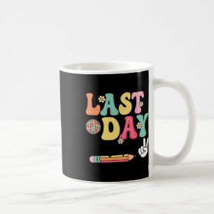 Last Day Autographs 2024-2025 Groovy Cute Last Day Coffee Mug