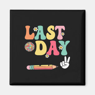 Last Day Autographs 2024-2025 Retro Cute Last Day Magnet