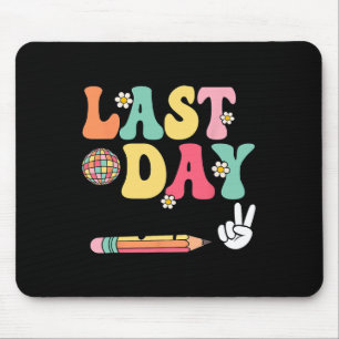 Last Day Autographs 2024-2025 Retro Cute Last Day  Mouse Pad