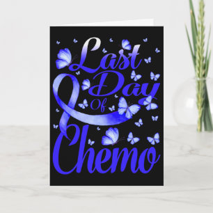 Last Day Of Chemo Alopecia Awareness Butterfly Card