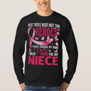 Last Day Of Chemo Breast Cancer Awareness Butterfl T-Shirt