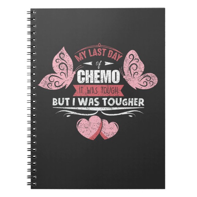 Last Day Of Chemo Last Treatment Radiation Notebook (Front)