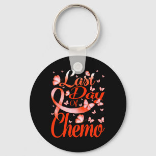 Last Day Of Chemo Rsd Crps Awareness Butterfly Key Ring