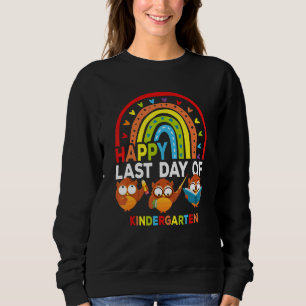 Last Day Of Kindergarten Teacher Student Owls Rai Sweatshirt