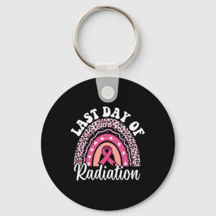 Last Day Of Radiation Chemotherapy Cancer Survivor Key Ring