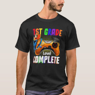 Last Day Of School 1st Grade Level Complete Gradua T-Shirt