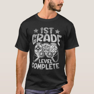 Last Day Of School 1st Grade Level Complete Gradua T-Shirt