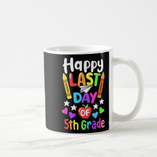 Last Day Of School 5th Grade Cl Of 2024 Kids  Coffee Mug