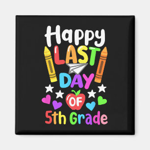 Last Day Of School 5th Grade Cl Of 2024 Kids Magnet