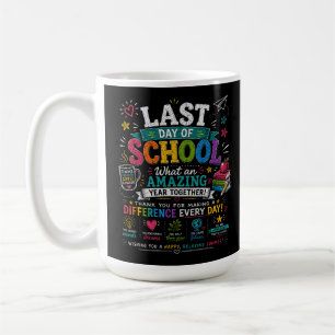 Last Day of School Amazing Year Teacher Coffee Mug