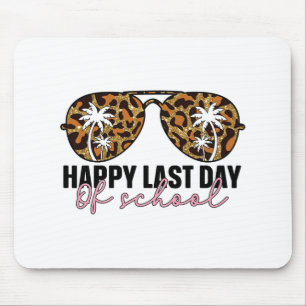 Last Day Of School Gles Teacher Student Graduation Mouse Pad
