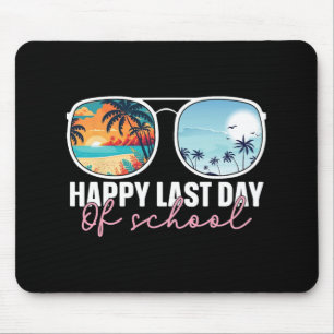 Last Day Of School Gles Teacher Student Graduation Mouse Pad