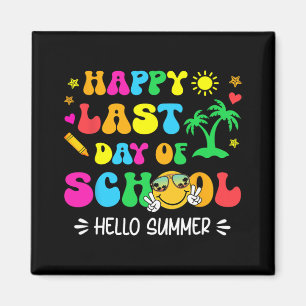 Last Day Of School Hello Summer Students And Teach Magnet