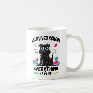 Last day of school, I survived School  Coffee Mug