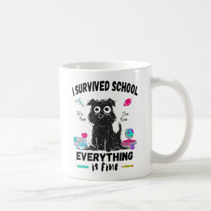 Last day of school, I survived School  Coffee Mug