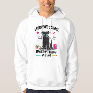 Last day of school, I survived School  Hoodie