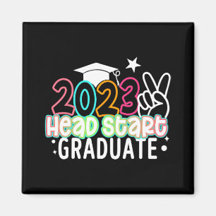 Last Day Of School Kids 2023 Headstart Graduate Magnet