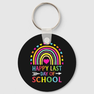 Last Day Of School Kids Teacher Student Graduation Key Ring