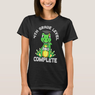 Last Day Of School Level 4th Grade Level Complete T-Shirt