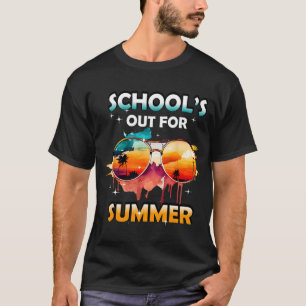 Last Day Of School Out For Summer Teacher Girls Bo T-Shirt