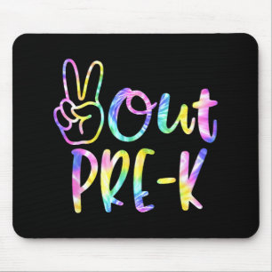 Last Day Of School Peace Out Preschool Pre K Teach Mouse Pad