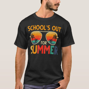 Last Day Of School Retro Schools Out For Summer Te T-Shirt