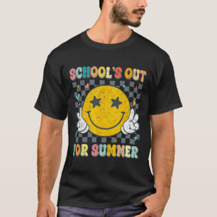 Last Day Of School Retro Schools Out For Summer Te T-Shirt
