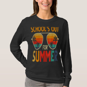 Last Day Of School Retro Schools Out For Summer Te T-Shirt