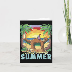 Last Day Of School Schools Out For Summer Card