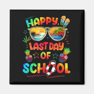 Last Day Of School Shirt Teachers End Of Year Stud Magnet