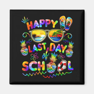 Last Day Of School Shirt Teachers End Of Year Stud Magnet