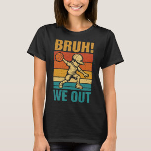Last Day Of School Sketll Boy Bruh We Out Student T-Shirt