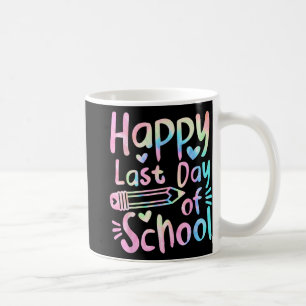 Last Day Of School Students Women Funny Summer Bea Coffee Mug