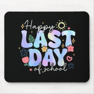 Last Day Of School Summer Break Floral Teacher Kid Mouse Pad