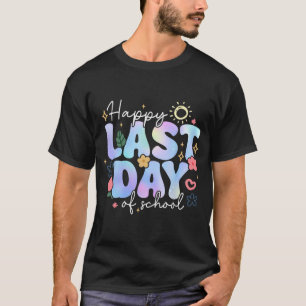 Last Day Of School Summer Break Floral Teacher Kid T-Shirt