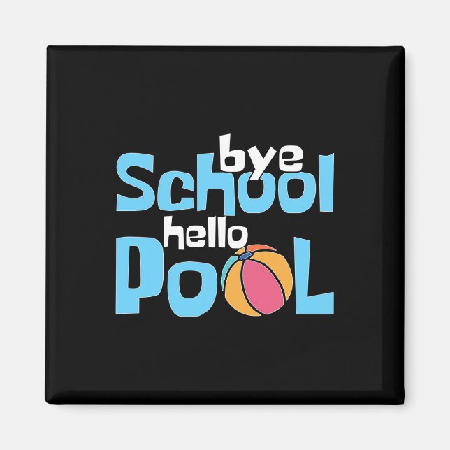 Last Day Of School Summer Vacation Gift  Magnet (Front)