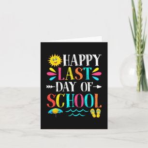 Last Day Of School Teacher Student Graduation Gift Card